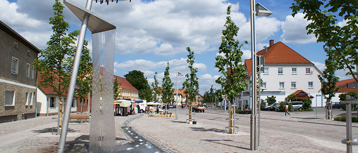 Breiteweg Barleben, moderne Infrastruktur