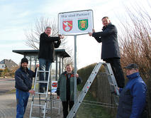 Partnerschaftsschilder