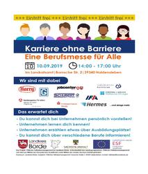 Bild vergr&ouml;&szlig;ern: Poster Karriere ohne Barriere