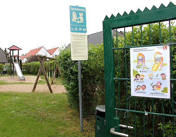 Spielplätze öffnen Spielplatz Kornblumenweg