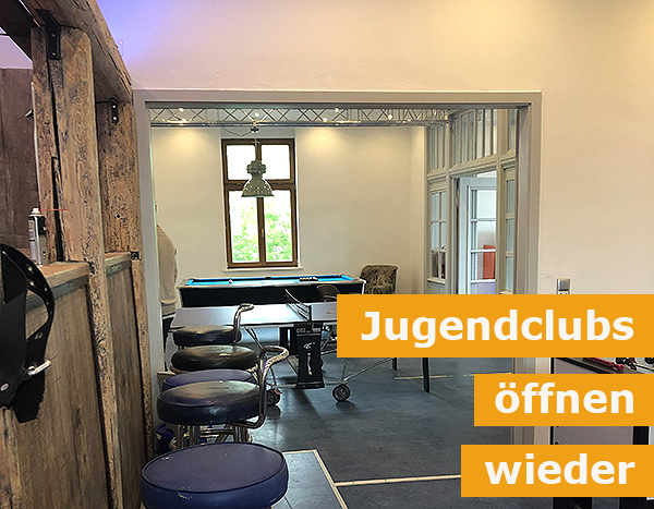 Grafik Jugendclubs öffnen wieder