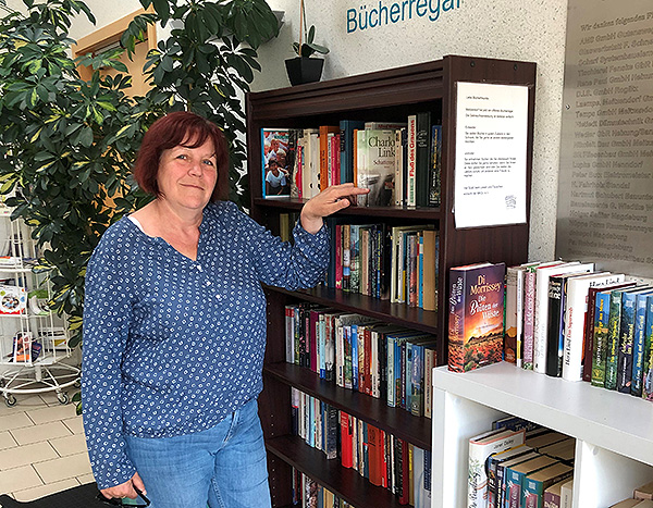 Offenes Bücherregal Sigrun Werner Meitzendorf