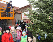 Baumschm�cken Kindergarten