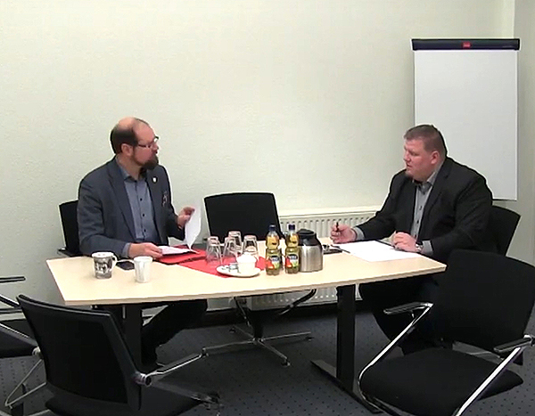 Impfgespräch Landrat und Bürgermeister