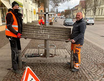 Sitzb�nke ert�chtigt