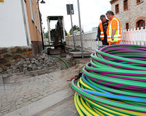 Glasfaserausbau Breitband Giganetz