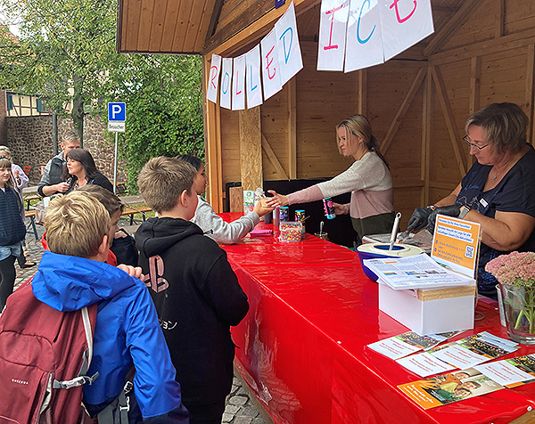 Tag der offenen Tür Eisstand