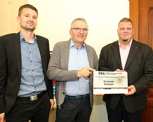 ÖSA Scheckübergabe