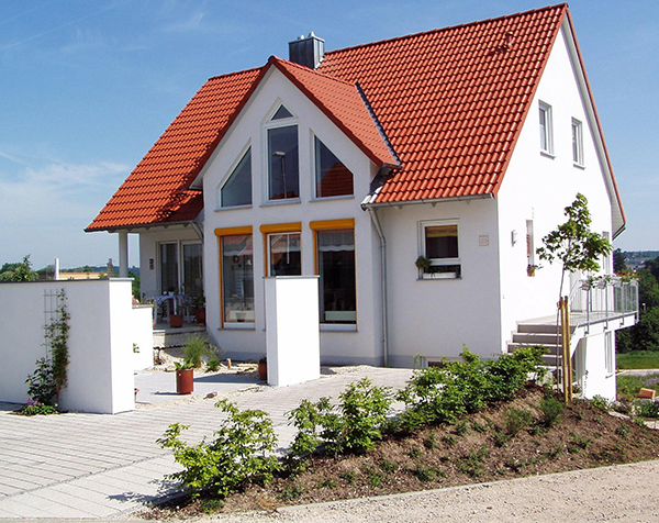 Haus Eigenheim Grundstck