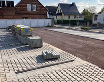 Parkplatz Angerstra�e Bauarbeiten