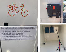 Bild vergr&ouml;&szlig;ern: E-Bike-Lades�ule_Kollage