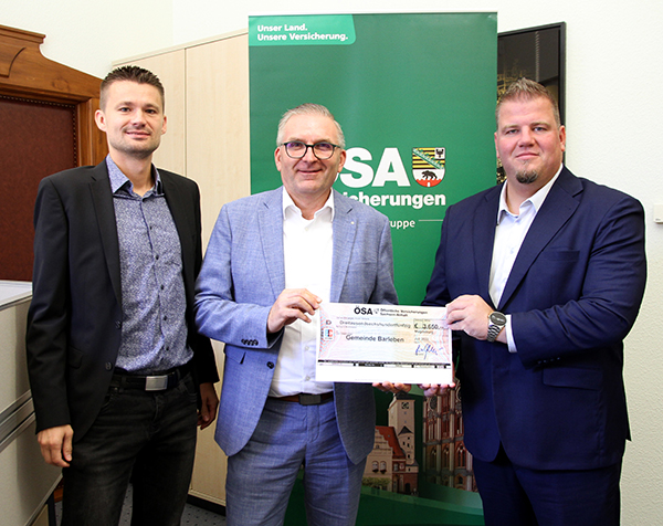 SA Scheckbergabe