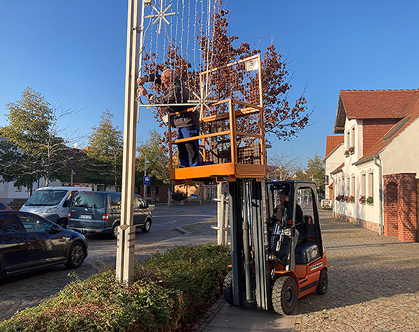 Weihnachtsbeleuchtung Barleben