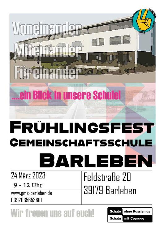 Interner Link: Zur Veranstaltung Frühlingsfest Gemeinschaftsschule Barleben