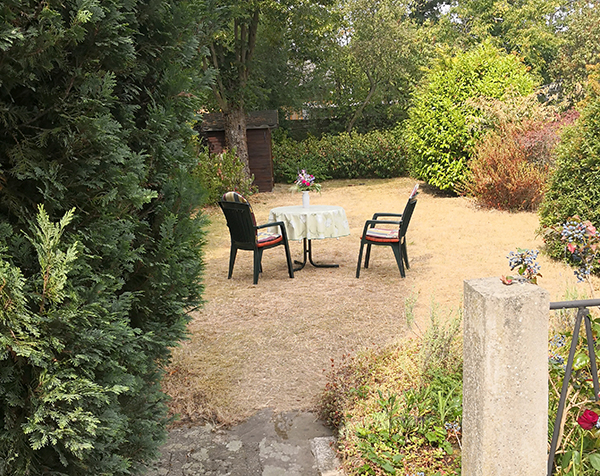 Grundstcksverkauf Gartenansicht