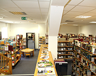 Bibliothek Innenraum