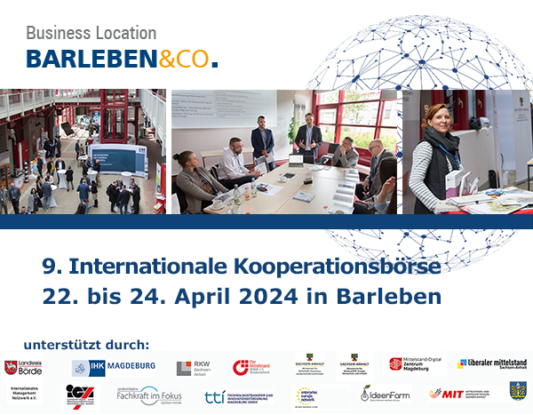 Internationale Kooperationsbörse im April in Barleben