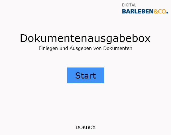 Grafik Dokumentenausgabebox