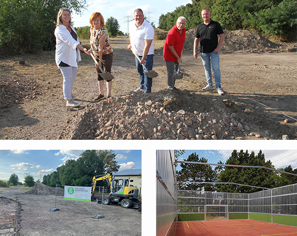 Spatenstich Fit durch Meitzendorf Collage