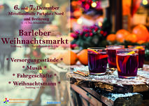 Bild vergr&ouml;&szlig;ern: Plakat Barleber Weihnachtsmarkt 2024