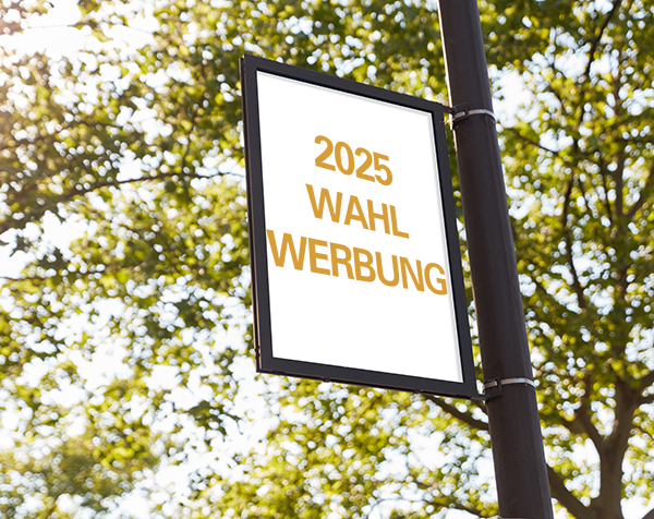 Grafik Wahlwerbung