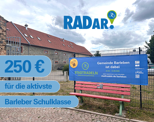 StadtRadeln: Aktivste Barleber Schulkasse gesucht