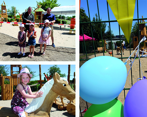 Spielplatz komplett erneuert