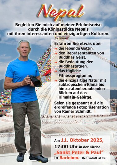 Interner Link: Zur Veranstaltung Reisereportage durch Nepal