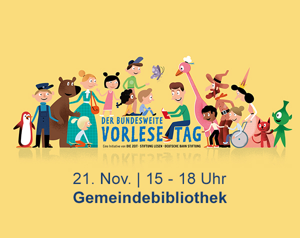 Bürgermeister liest zum bundesweiten Vorlesetag in der Gemeindebibliothek