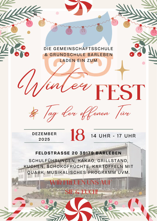 Interner Link: Zur Veranstaltung Winterfest und Tag der offenen Tür