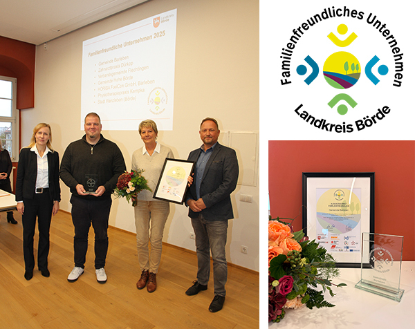 Gemeinde Barleben erneut ausgezeichnet als familienfreundlicher Arbeitgeber
