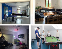 Jugendclubs Freizeit Kollage