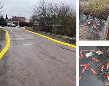 Vandalismus_Br�cke_Bilderkollage