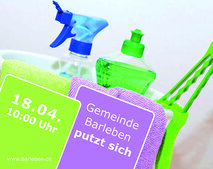 Bild vergr&ouml;&szlig;ern: Flyer Gemeinde Barleben putzt sich