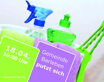 Flyer Gemeinde Barleben putzt sich