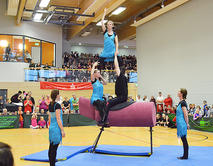 Holzpferd-Voltigierer