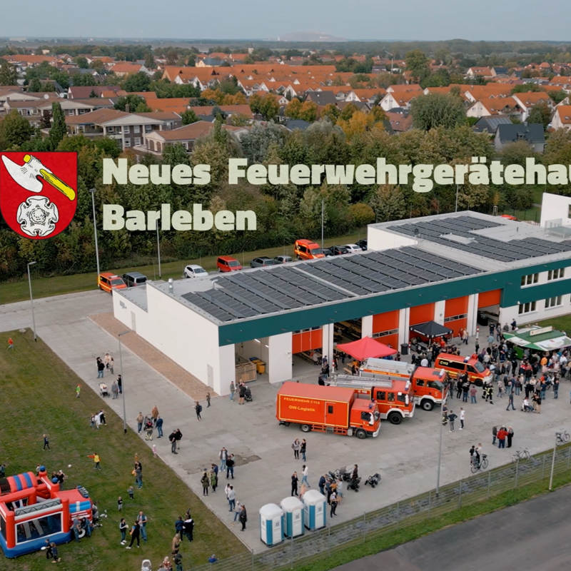 Bild vergr&ouml;&szlig;ern: Einweihung Neubau Feuerwehrger�tehaus in Barleben