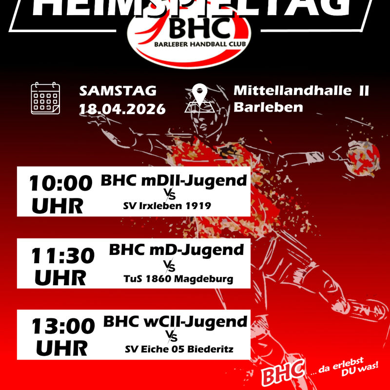 Flyer Heimspieltag BHC
