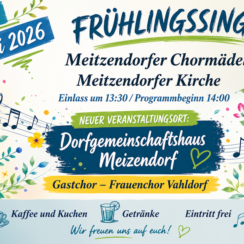 Bild vergr&ouml;&szlig;ern: Fr�hlingssingen 2026