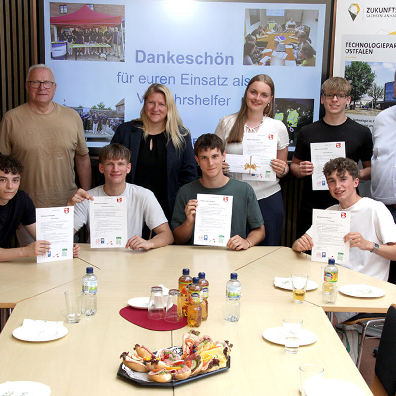 Sch�lerlotsen Verabschiedung