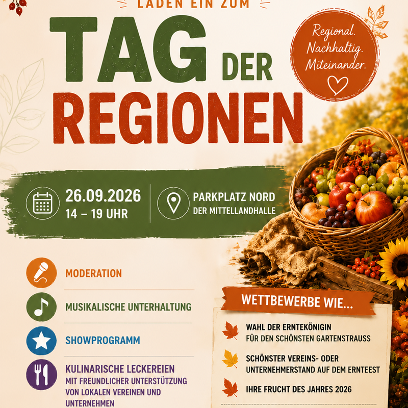Bild vergr&ouml;&szlig;ern: Flyer Tag der Regionen
