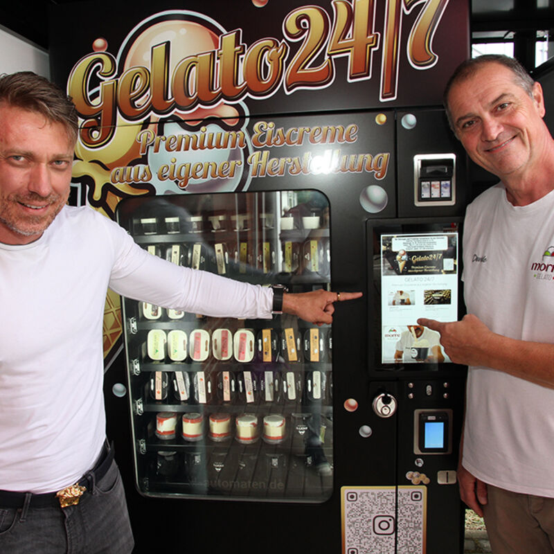 Einweihung Eisautomat Ebendorf