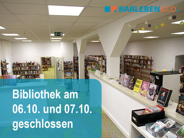 Bild vergr&ouml;&szlig;ern: Bibliothek geschlossen