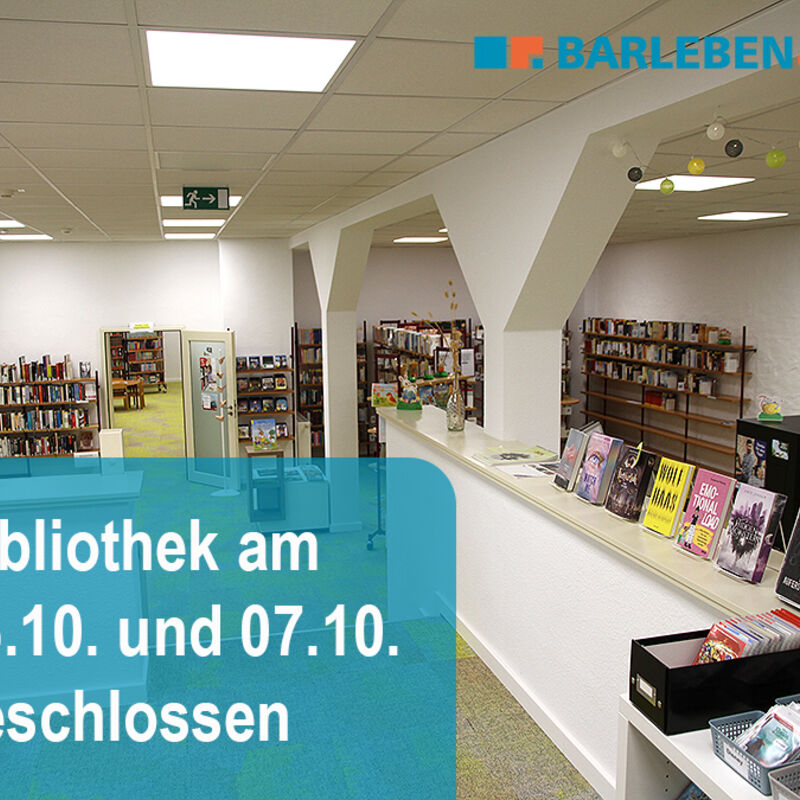 Bild vergr&ouml;&szlig;ern: Bibliothek geschlossen