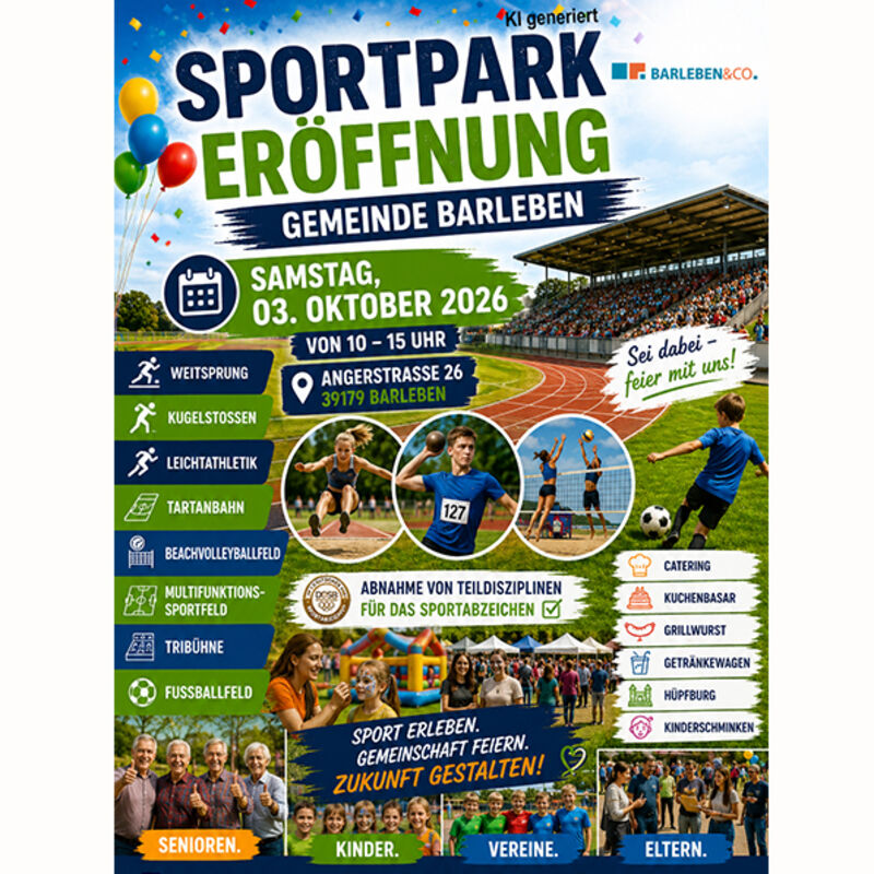 Flyer Er�ffnung Sportpark