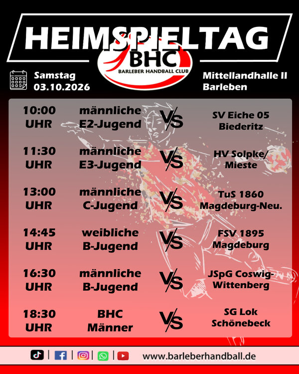 Bild vergr&ouml;&szlig;ern: Flyer Heimspieltag BHC