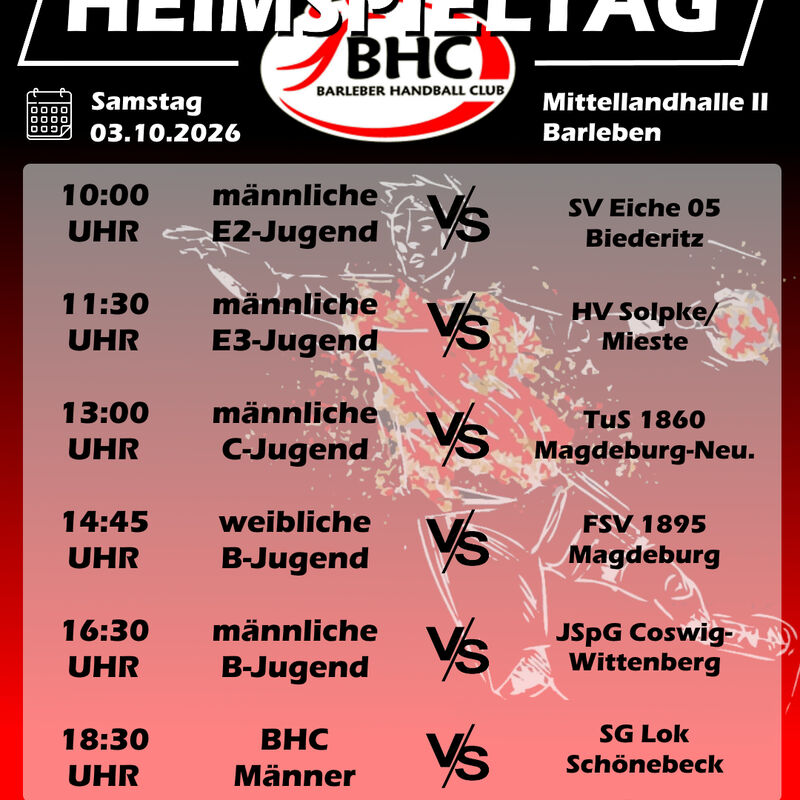 Bild vergr&ouml;&szlig;ern: Flyer Heimspieltag BHC