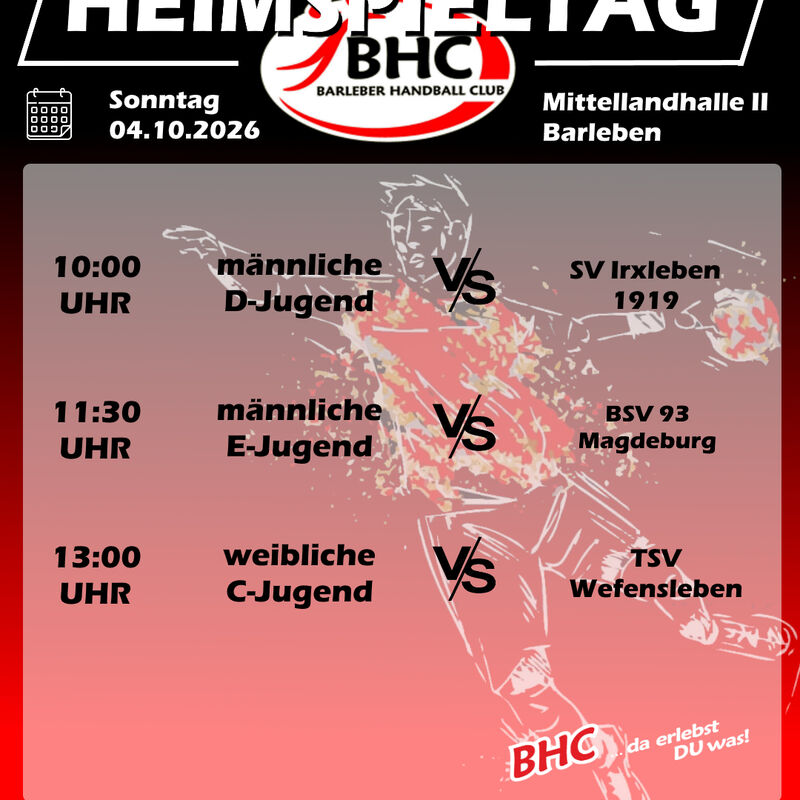 Bild vergr&ouml;&szlig;ern: Heimspieltagsfyler BHC