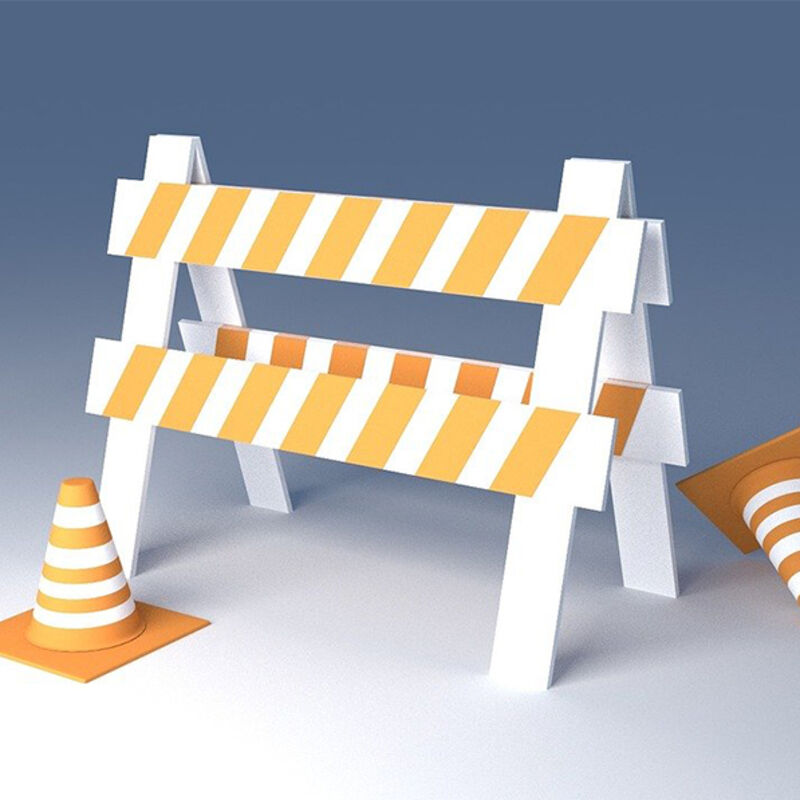 Baustelle Stra�ensperrung 597x597px