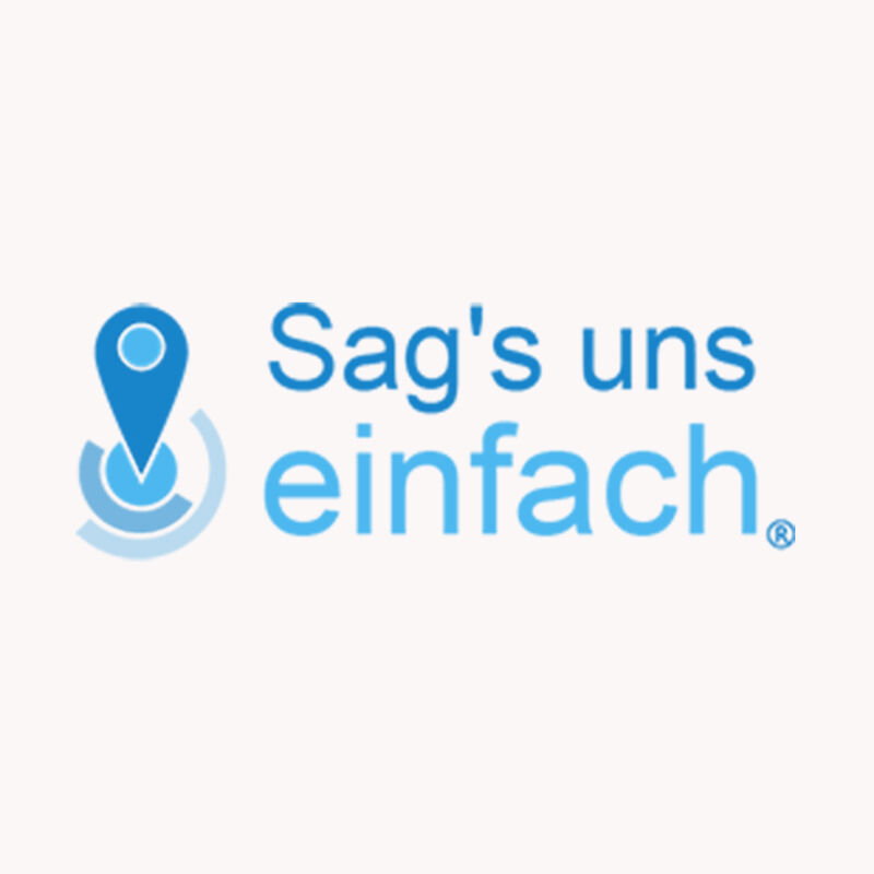 Bild vergr&ouml;&szlig;ern: Logo Sags uns einfach